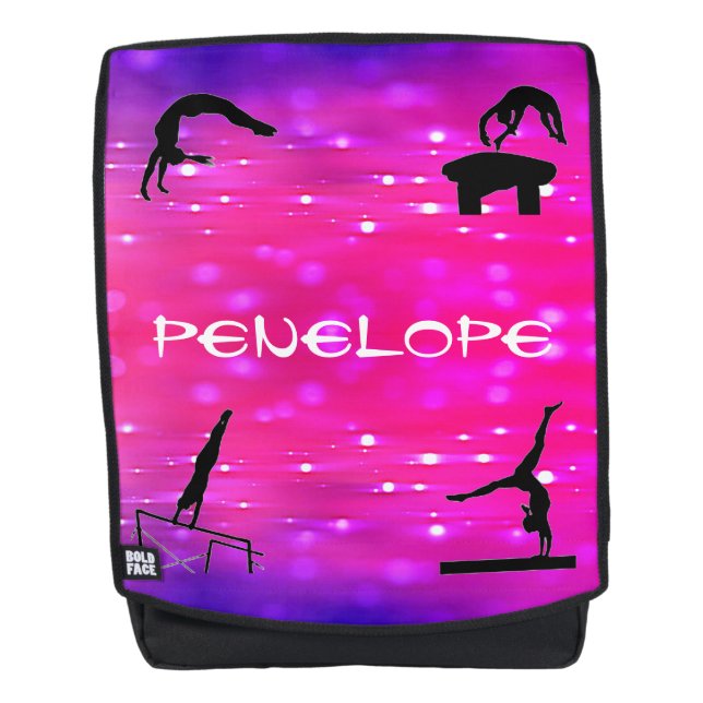 Gymnastics Events Personalized Backpack (Front)