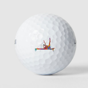 gymnastics exercise golf balls