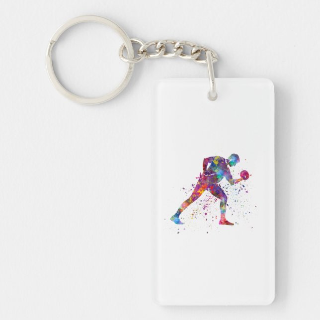 gymnastics exercise keychain (Front)