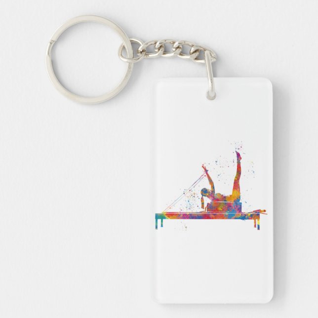 gymnastics exercise keychain (Front)
