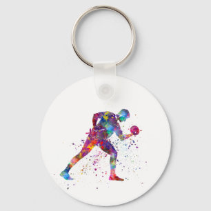 gymnastics exercise keychain