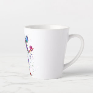 gymnastics exercise latte mug