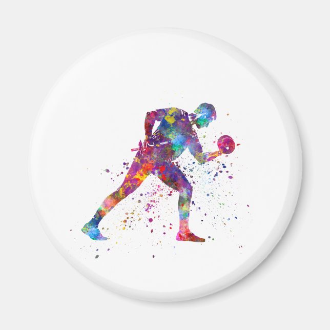gymnastics exercise magnet (Front)