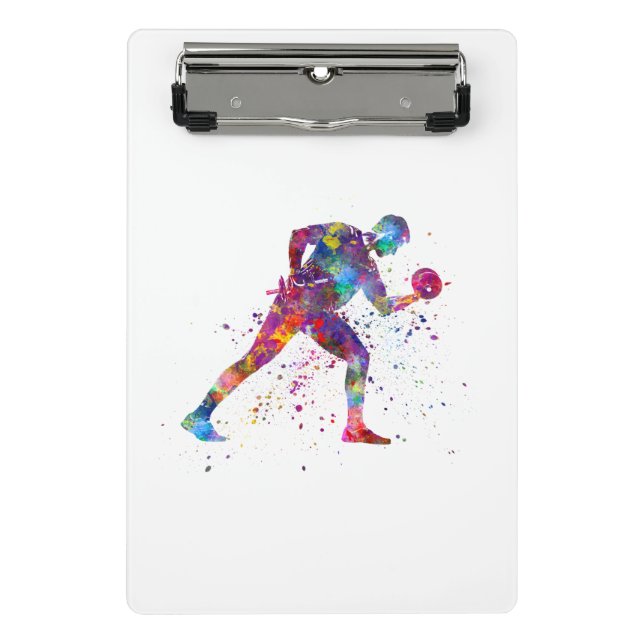 gymnastics exercise mini clipboard (Front)