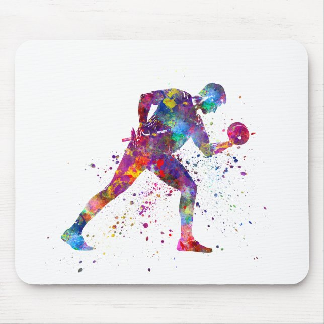 gymnastics exercise mouse pad (Front)