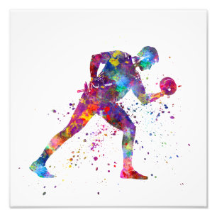 gymnastics exercise photo print