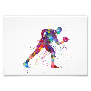 gymnastics exercise photo print