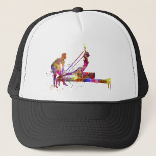 gymnastics exercise trucker hat