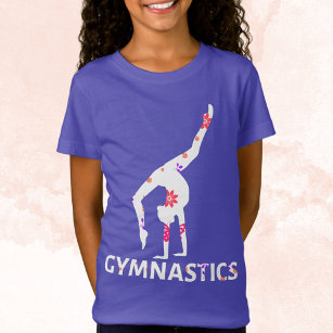 Gymnastics Flower Power Handstand T-Shirt