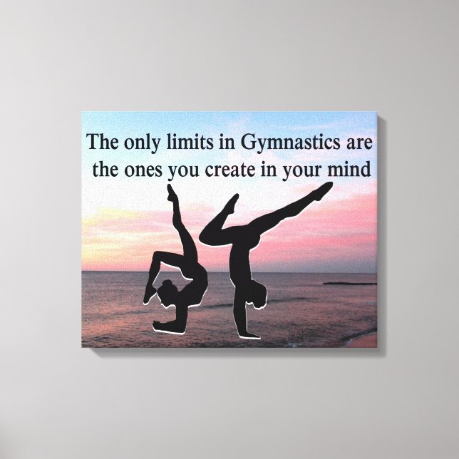 GYMNASTICS FOREVER CANVAS PRINT (Front)