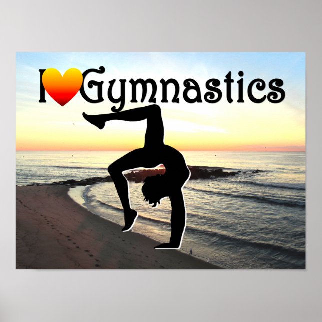 GYMNASTICS FOREVER DESIGN POSTER (Front)