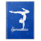 Gymnastics Girl Blue Stars