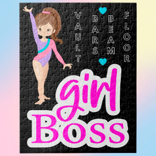 Gymnastics Girl Boss   Jigsaw Puzzle