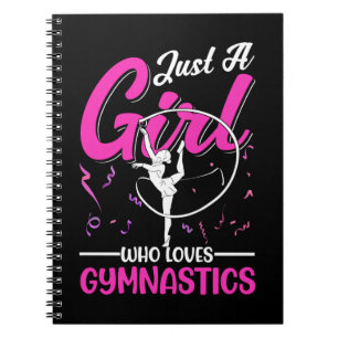 Gymnastics Girl Funny Acrobatic Girl Gymnast Notebook