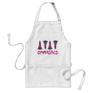 Gymnastics Girl Gymnast Acrobatics Tumbling Dance Standard Apron