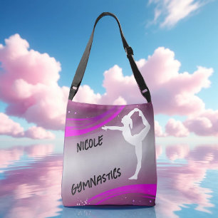 Gymnastics Girl Personalized   Crossbody Bag