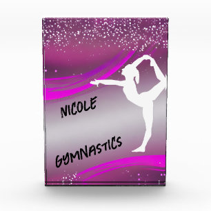 Gymnastics Girl Personalized Photo Block