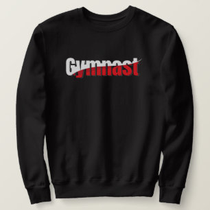 Gymnastics - Gymnast Abstract Word Art Swish Sweatshirt