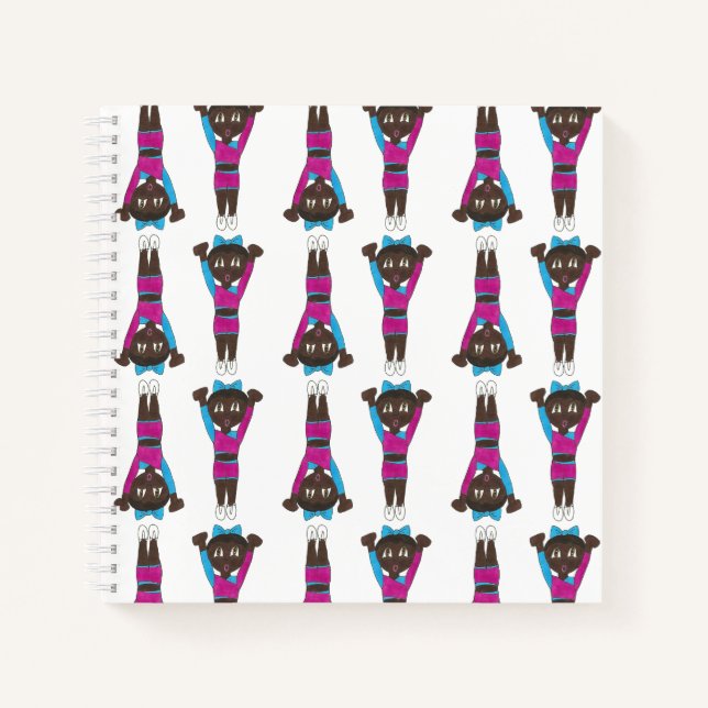Gymnastics Gymnast Acrobatics Acro Dance Teacher Notebook (Front)