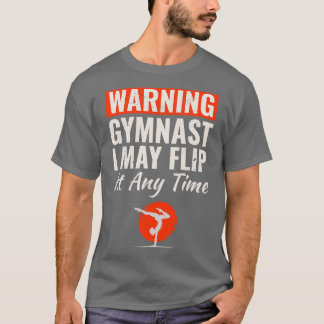 Gymnastics Gymnast Backflip Dance Sports Funny 6 T-Shirt