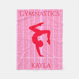 Gymnastics GYMNAST fleece blanket. Blanket