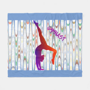 Gymnastics GYMNAST fleece blanket. Blanket
