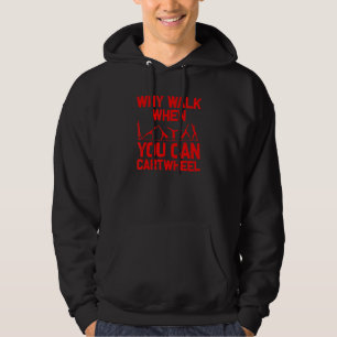 Gymnastics Gymnast For Girls Women Cool Cartwheel Hoodie