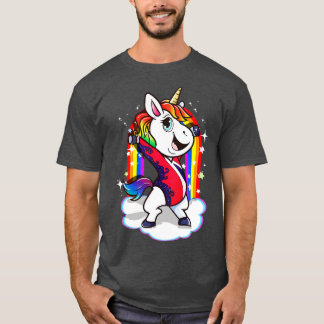 Gymnastics Gymnast Unicorn Cute Girl Mom Coach T-Shirt