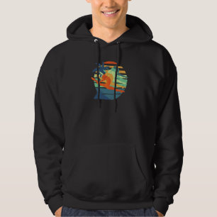 Gymnastics Gymnast Women Girls Cool Sport Retro Vi Hoodie