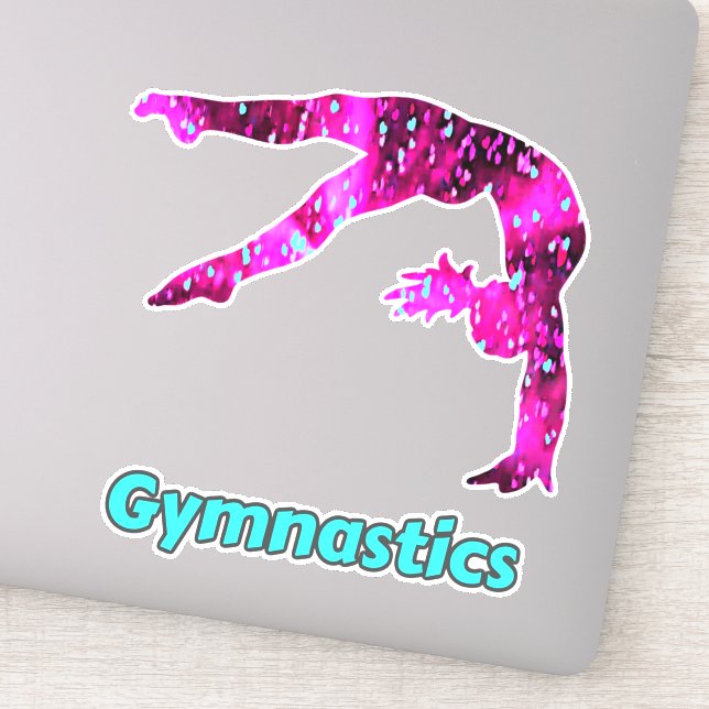 Gymnastics Handspring Stickers for Girls (Detail)