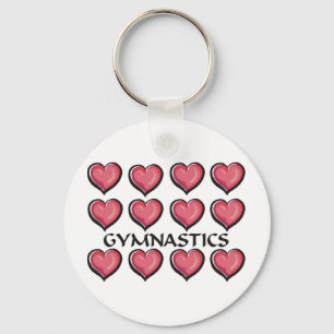 Gymnastics Heart Series Keychain