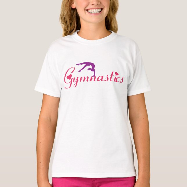Gymnastics Heart Shirt Pink (Front)