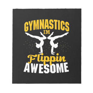 Gymnastics I Am Flippin Awesome Notepad