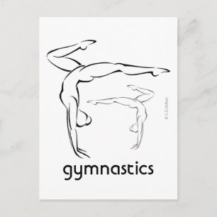 Gymnastics II Postcard