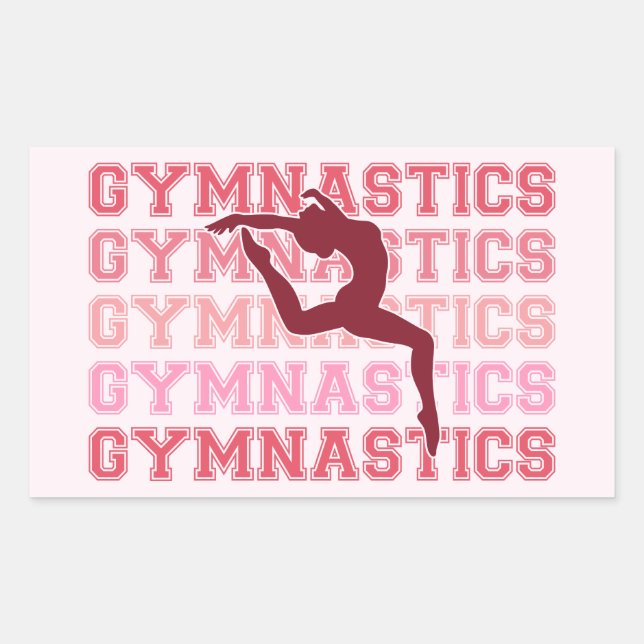 Gymnastics Inspired Sticker (Front)