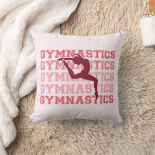 Gymnastics Inspired Throw Pillow