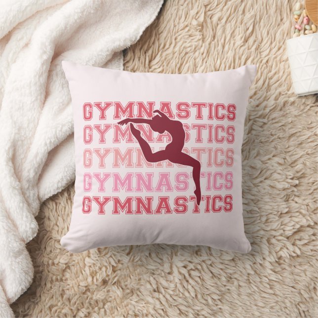 Gymnastics Inspired Throw Pillow (Blanket)