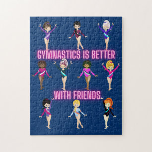 Gymnastics Is Better With Friends    Jigsaw Puzzle