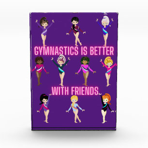 Gymnastics Is Better With Friends Photo Block