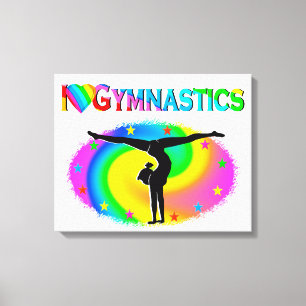 GYMNASTICS IS MY LIFE CANVAS PRINT