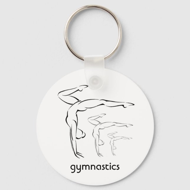 Gymnastics Keychain (Front)