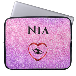 Gymnastics Laptop Sleeve - Personalized w/ Name