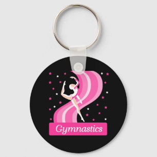 Gymnastics Leap Keychain
