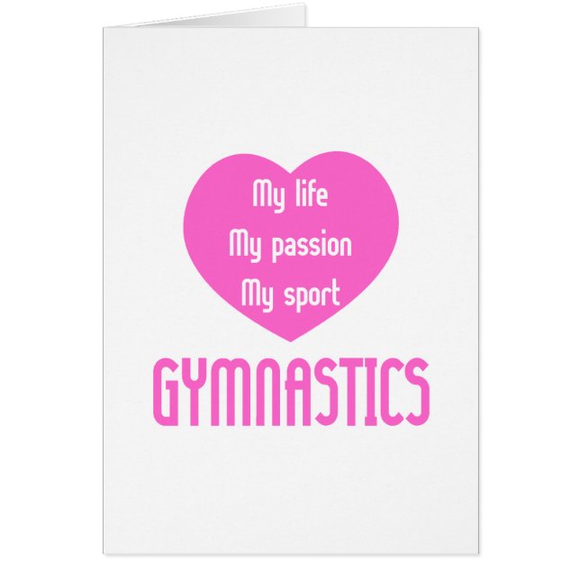Gymnastics Life Passion Sport (Front)