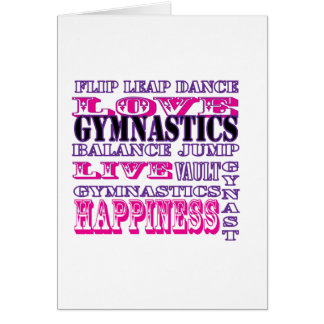 Gymnastics Live, Love, Happiness Apparel for Girls