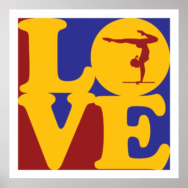 Gymnastics Love Poster (Front)