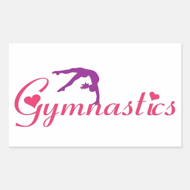 Gymnastics Love Sticker (Front)