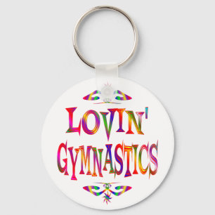 Gymnastics Lover Keychain