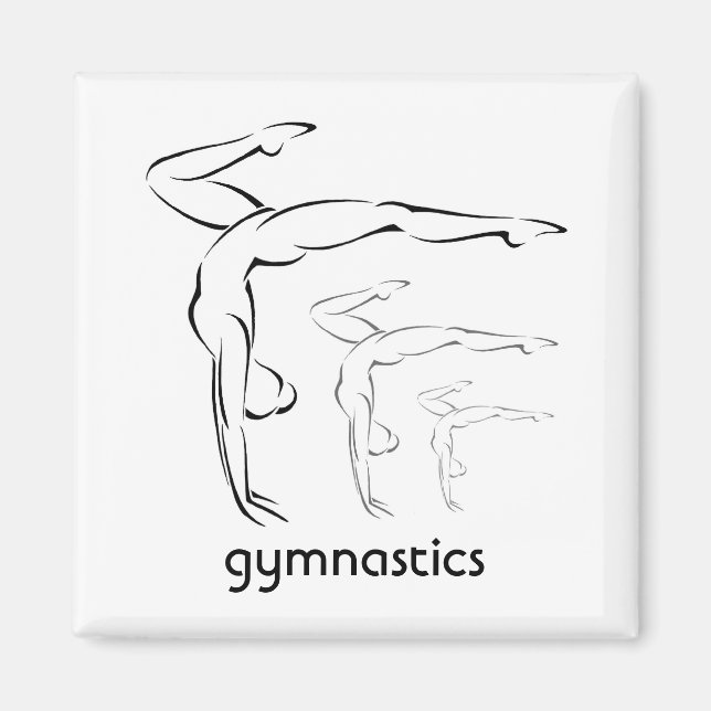 Gymnastics Magnet (Front)