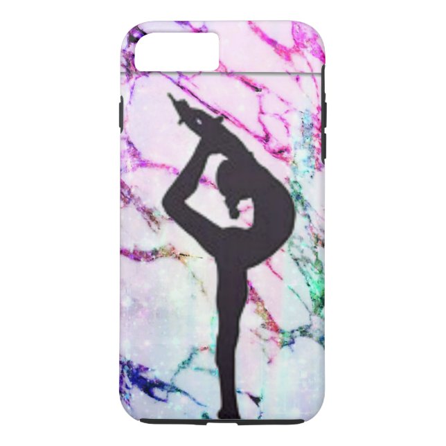 Gymnastics Marble Apple iPhone 8 Plus 7 Plus Case (Back)